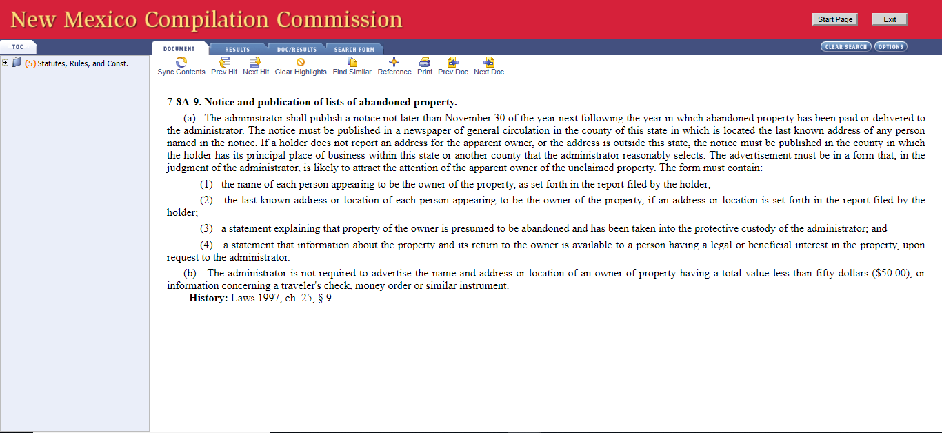 New Mexico Unclaimed Money (2024 Guide)