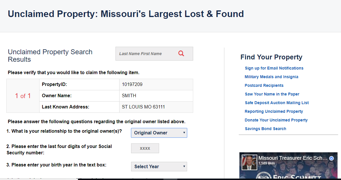 Missouri Unclaimed Money (2024 Guide)