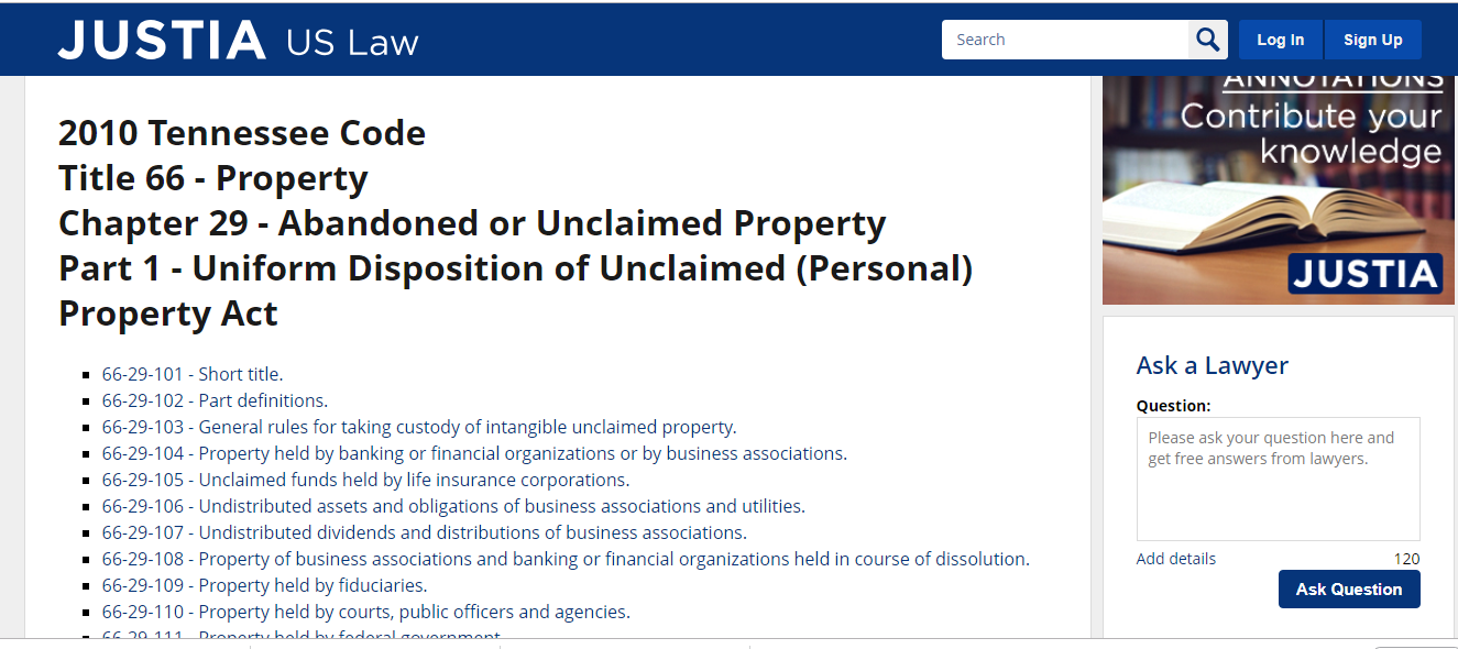 Tennessee Unclaimed Money (2022 Guide)