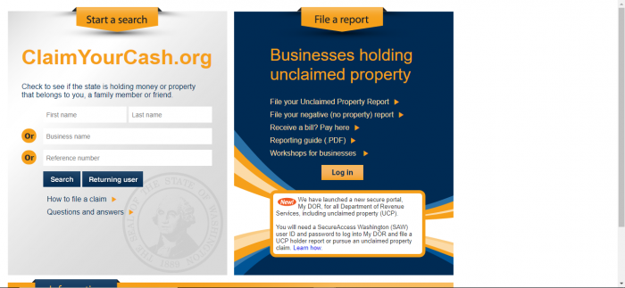 Washington Unclaimed Money (2019 Guide