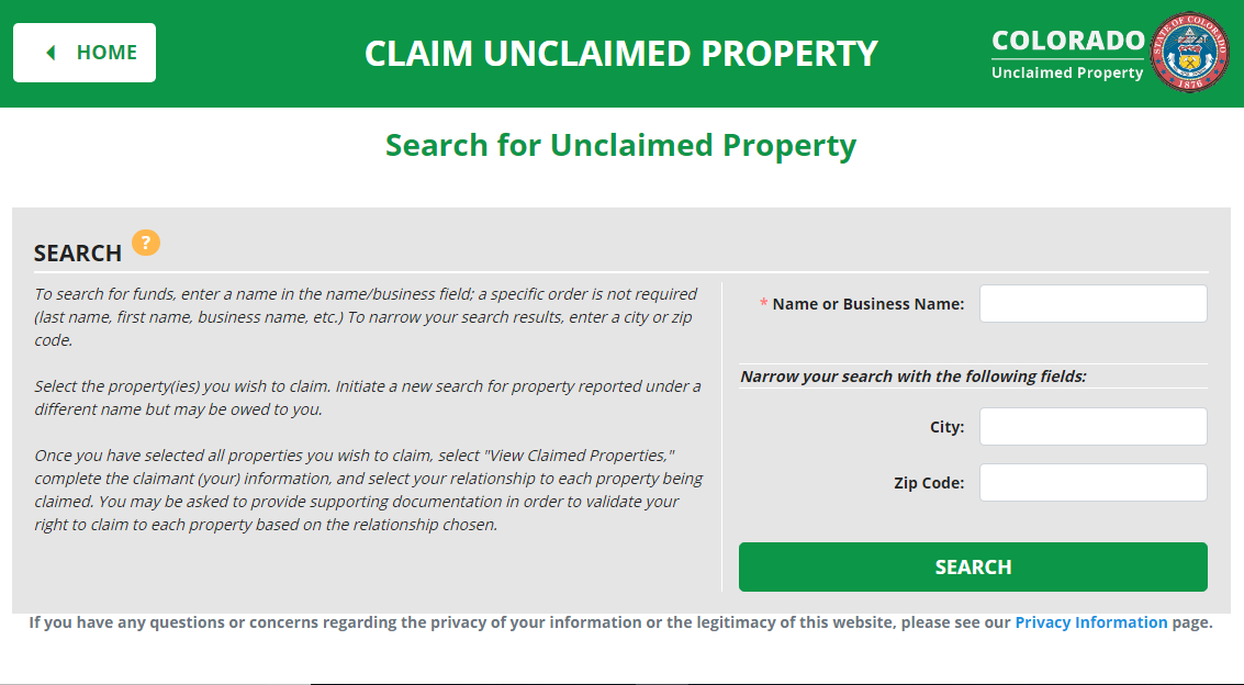 Find unclaimed money and property in colorado 2022 guide 