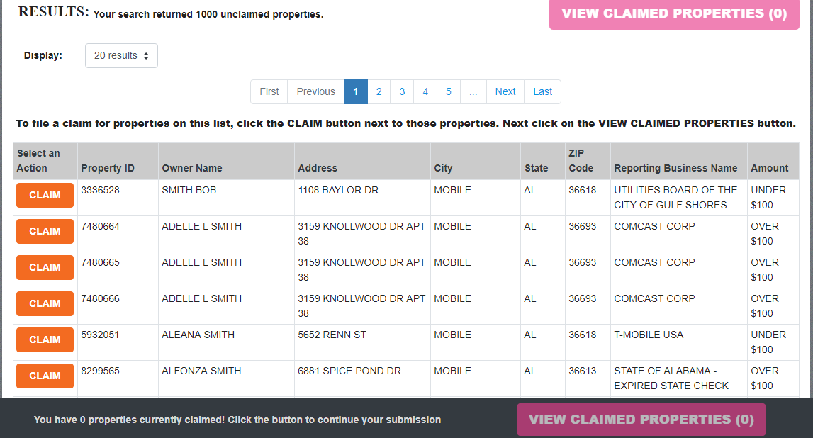 Find All Alabama Unclaimed Money (2022 Guide)