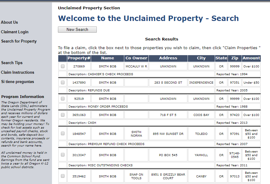 Oregon Unclaimed Property Search (2024 Guide)
