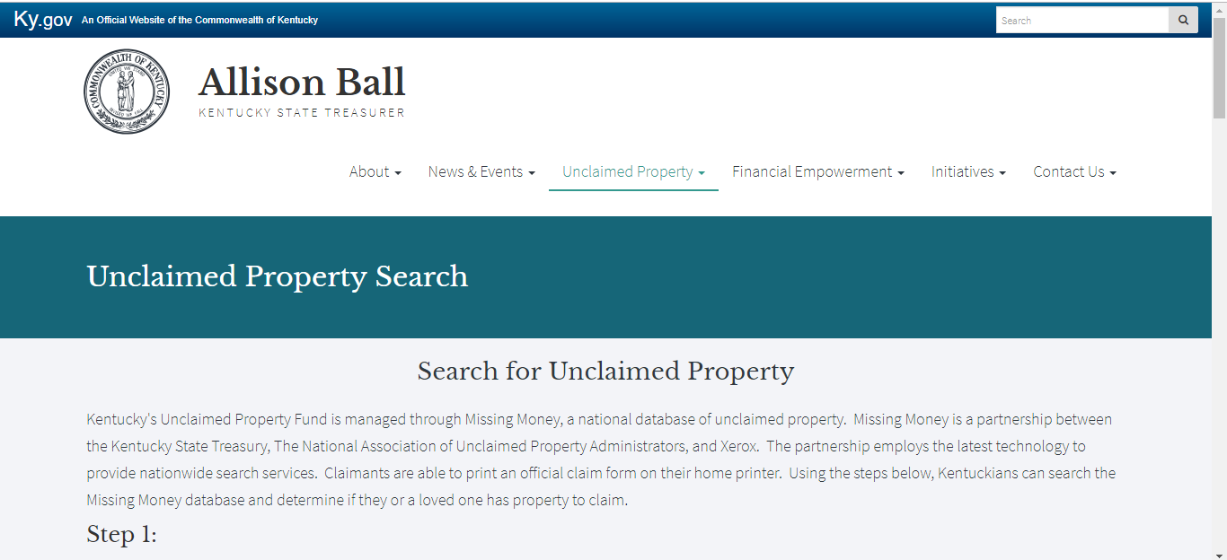 Find Any Kentucky Unclaimed Property (2022 Guide)