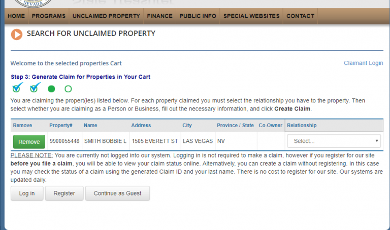 Finding Your Nevada Unclaimed Property (2022 Guide) Finding Your Nevada Unclaimed Property (2022 Guide)