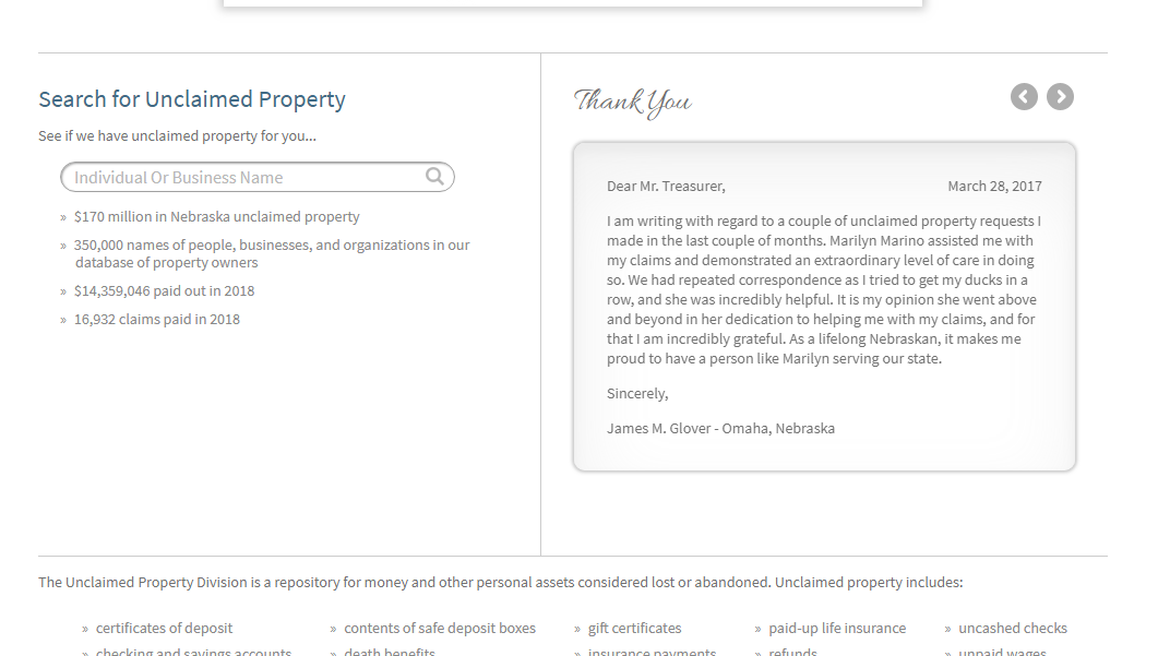 Find Nebraska Unclaimed Property (2024 Guide)