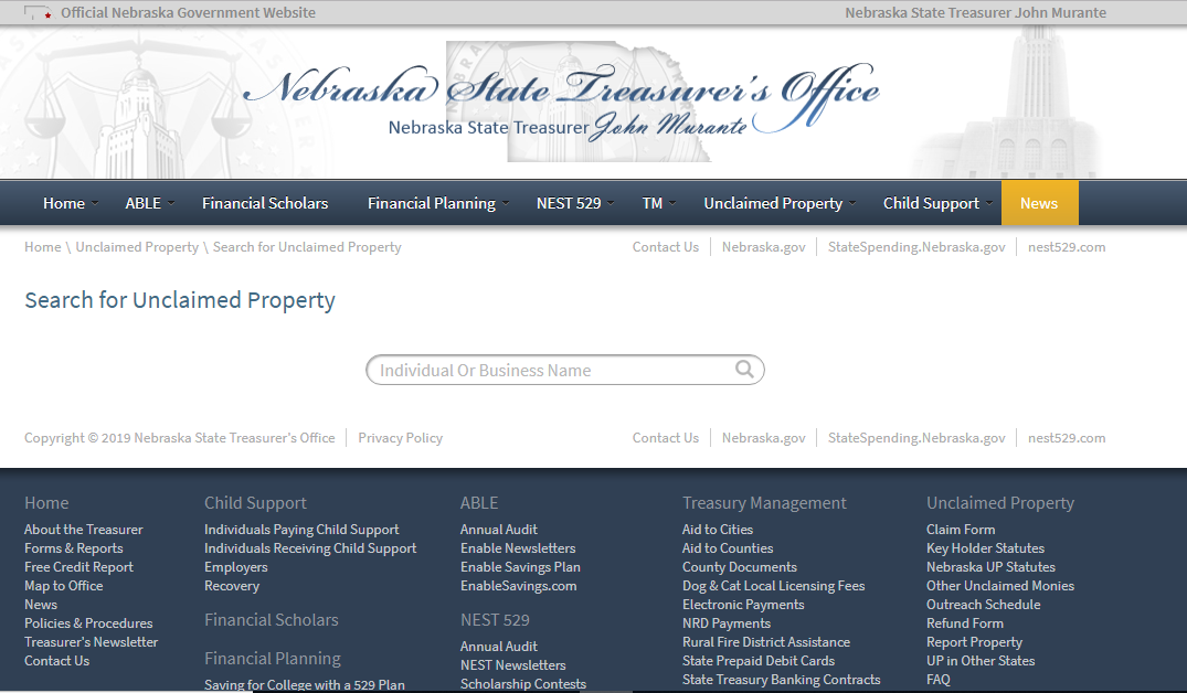 Find Nebraska Unclaimed Property (2024 Guide)