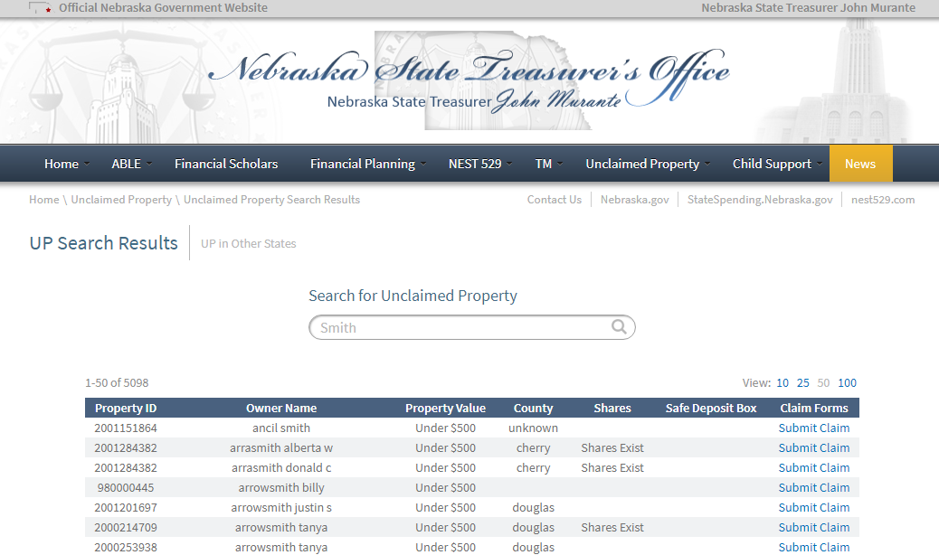 Find Nebraska Unclaimed Property (2024 Guide)