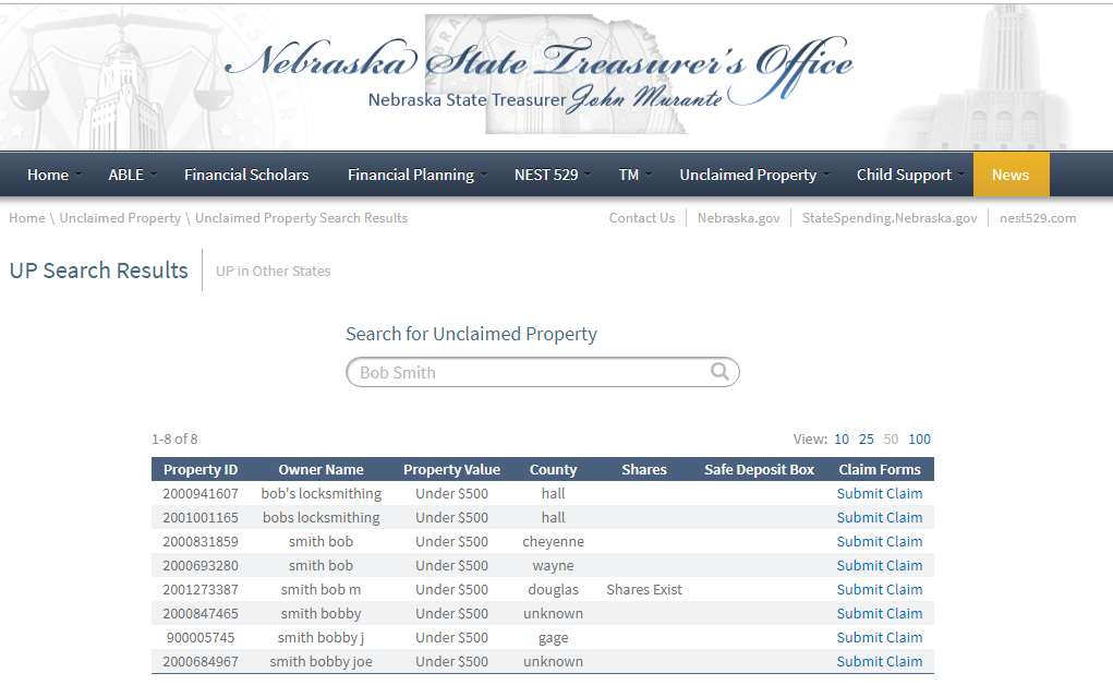 Find Nebraska Unclaimed Property (2024 Guide)