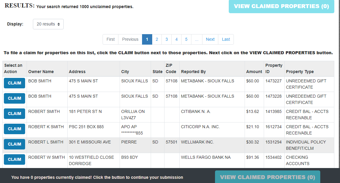 Find all Unclaimed Property in South Dakota (2022 Guide)