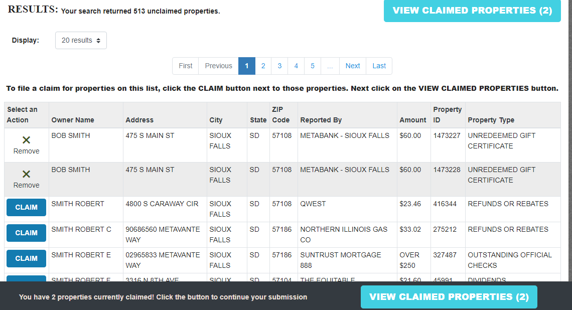 Find all Unclaimed Property in South Dakota (2024 Guide)