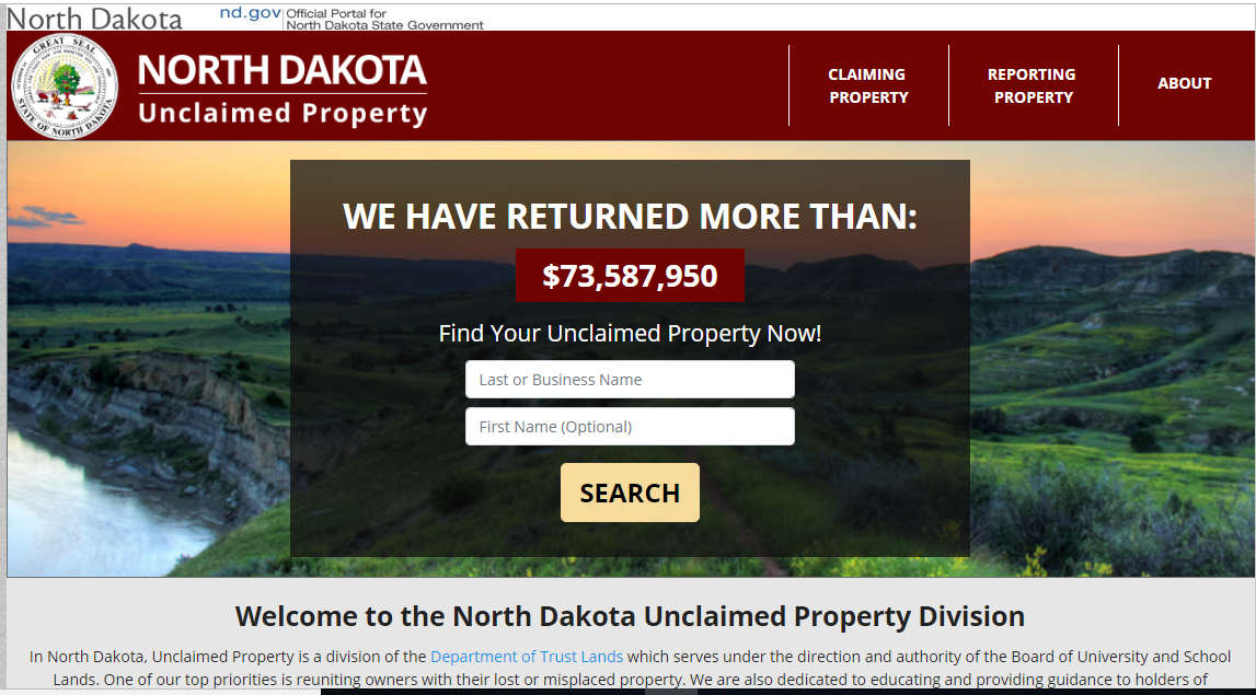How to Find North Dakota Unclaimed Property (2024 Guide)