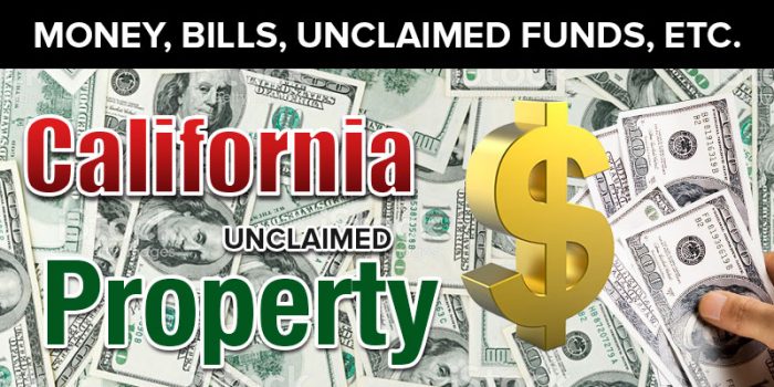 unclaimed property california