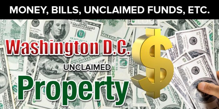 washington d.c. unclaimed property