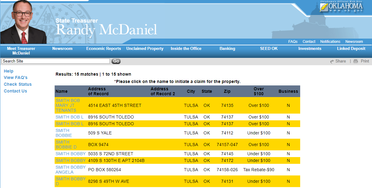 Find All Oklahoma Unclaimed Property (2024 Guide)