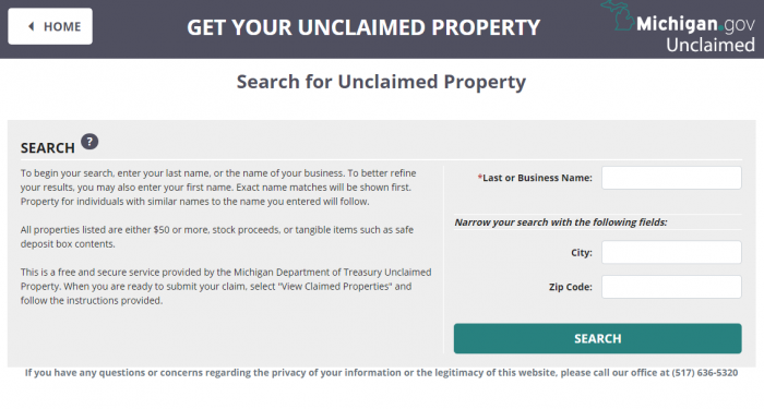 washington state unclaimed property