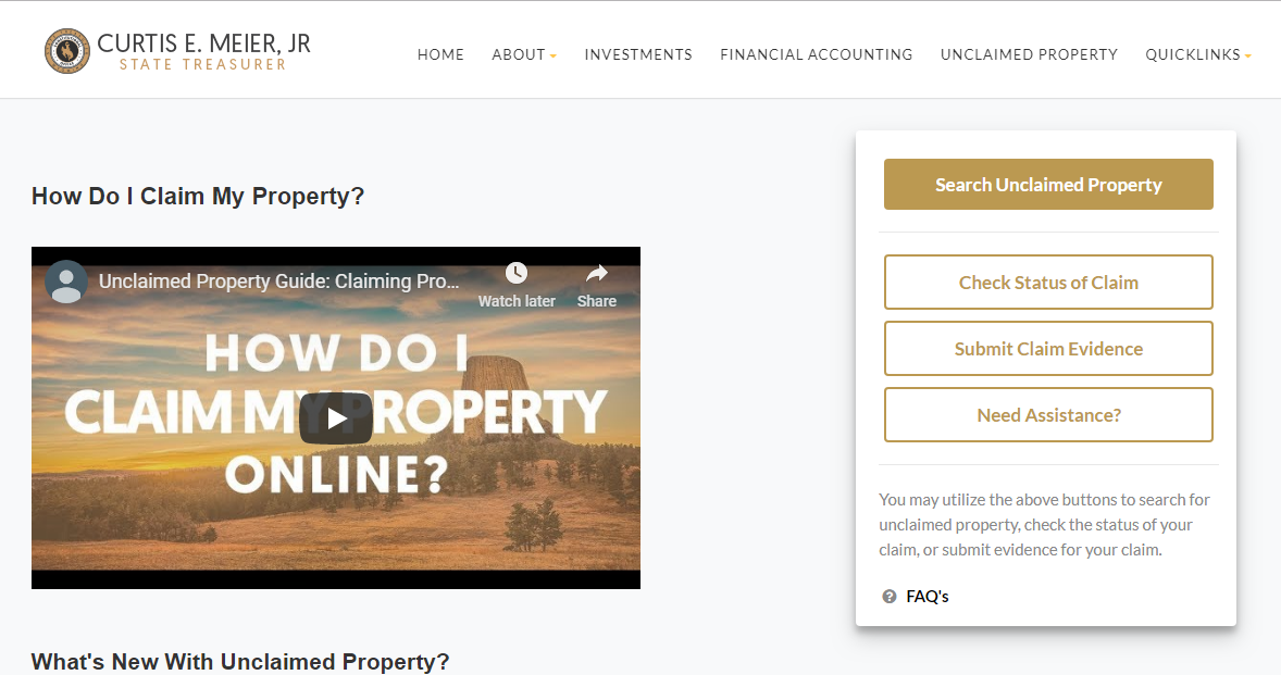 Find All Your Wyoming Unclaimed Property (2024 Guide)